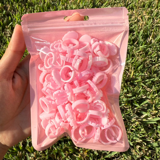 Glue / Pigment Rings (Heart-Shaped)